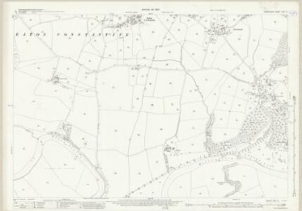 Shropshire XLII.11 (includes: Cressage; Leighton; Sheinton; Wroxeter) - 25 Inch Map