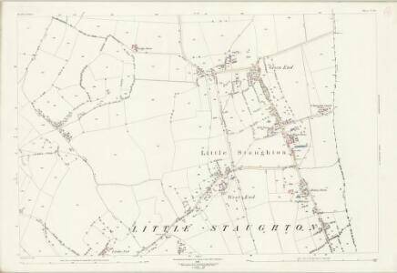 Bedfordshire V.14 (includes: Bolnhurst and Keysoe; Great Staughton; Little Staughton) - 25 Inch Map