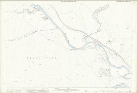 Northumberland (Old Series) LVIII.2 (includes: Plashetts And Tynehead; Wellhaugh) - 25 Inch Map