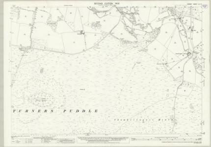 Dorset XLII.9 (includes: Affpuddle; Bere Regis; Turners Puddle) - 25 Inch Map