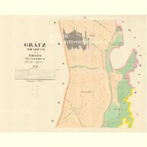 Grätz (Hradetz) - m0888-1-002 - Kaiserpflichtexemplar der Landkarten des stabilen Katasters