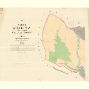 Kralitz - m1336-1-004 - Kaiserpflichtexemplar der Landkarten des stabilen Katasters