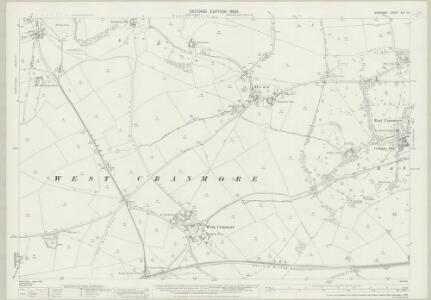 Somerset XLII.10 (includes: Cranmore; Doulting) - 25 Inch Map
