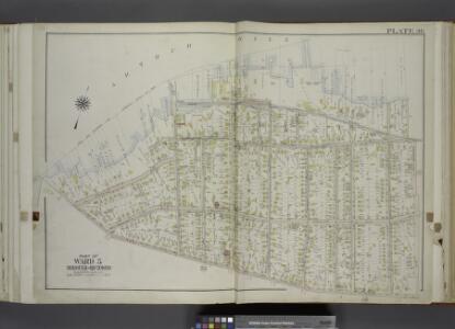 Part of Ward 5. [Map bound by Pierhead And Bulkhead   Line, Barnard Ave (James St), Amboy Road]