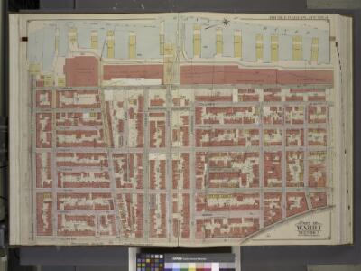 Brooklyn, Vol. 1, Double Page Plate No. 4; Part of    Wards 1, Section 1; [Map bounded by Atlantic Ave., Furman St., Columbia Heights; Including  Cranberry St., Fulton St., Clinton St.]