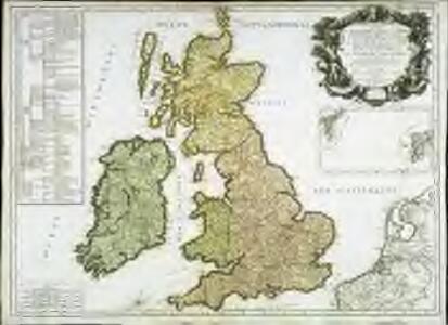 Les isles Britannicques ou sont le royaume d'Angleterre diuisé en ses quatre roy.mes des Saxons