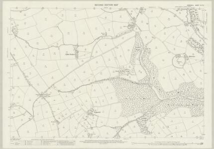 Cornwall XLIV.3 (includes: Liskeard; Menheniot; Morval; St Germans) - 25 Inch Map