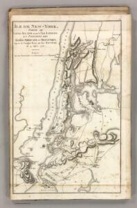 Ile de New York et Positions des Armees Americaine et Britannique, 27 Aout 1776.
