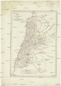 Karte von Phoenicien und Damask