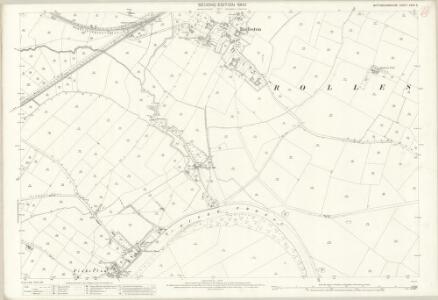 Nottinghamshire XXXV.5 (includes: East Stoke; Fiskerton Cum Morton; Rolleston) - 25 Inch Map
