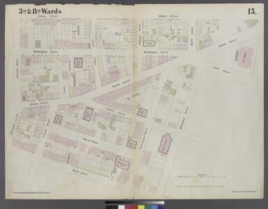 [Plate 15: Map bounded by Pineapple Street, Fulton Avenue, Concord Street, Adams Street, Willoughby Street, Court Street, Montague Street, Henry Street]
