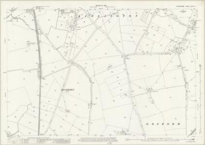 Oxfordshire XXVII.14 (includes: Begbroke; Gosford and Water Eaton; Hampton Gay and Poyle; Kidlington; Yarnton) - 25 Inch Map