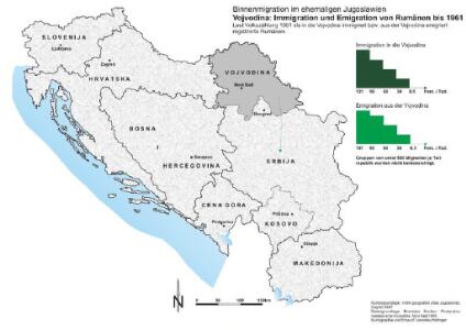 Vojvodina: Immigration und Emigration von Rumänen bis 1961