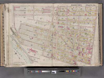 Jersey City, V. 1, Double Page Plate No. 22 [Map bounded by Woodlawn Ave., Ocean Ave., Greenville Ave., Newark Bay, West Side Ave.] / compiled under the direction of and published by G.M. Hopkins Co.