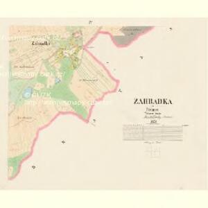 Zahradka - c2357-1-003 - Kaiserpflichtexemplar der Landkarten des stabilen Katasters