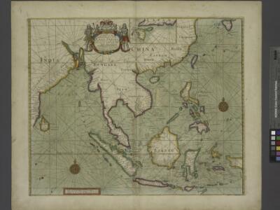 A chart of the eastermost part of the EAST INDIES and CHINA, from cape comarine to IAPAN, with all adjacent Islands