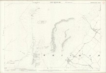 Cumberland LXXXVIII.5 (includes: Whicham) - 25 Inch Map