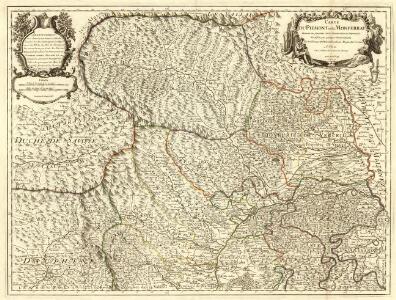 Carte du Piemonte et du Montferrat