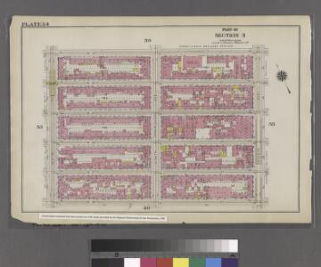 Plate 54: Bounded by W. 31st Street, Seventh Avenue, W. 26th Street, and Ninth Avenue.