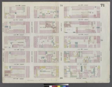 Plate 71: Map bounded by East 32nd Street, Second Avenue, East 27th Street, Fourth Avenue