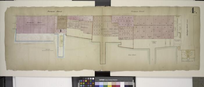Double Page Plate No. 4; [Map bounded by Furman St.,  Montague St. (Raised); Including Ferry to Wall St. New York, East River]