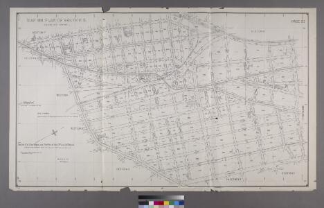 Map or Plan of Section 6. [Bounded by Courtlandt Avenue, New York and Harlem Railroad, E. 168th Street, Prospect Avenue and Westchester Avenue.]