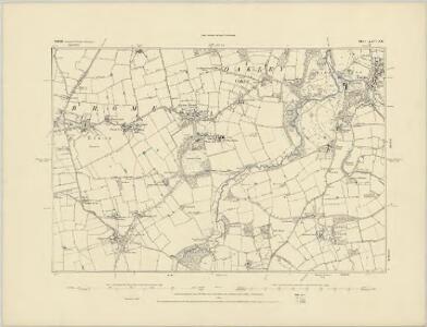 Suffolk XXV.SW - OS Six-Inch Map