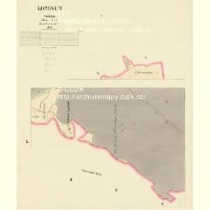 Kozoged - c3467-1-001 - Kaiserpflichtexemplar der Landkarten des stabilen Katasters