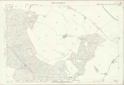 Dorset X.15 (includes: Cranborne; Damerham; Martin) - 25 Inch Map