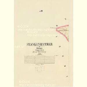 Frankenhammer - c4032-2-004 - Kaiserpflichtexemplar der Landkarten des stabilen Katasters