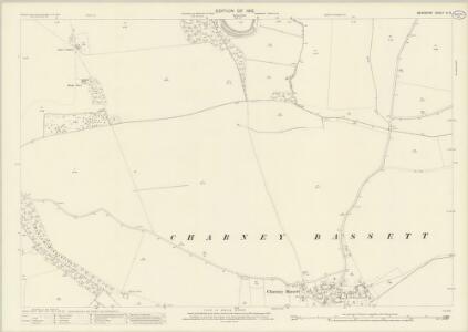 Berkshire IX.9 (includes: Charney Bassett; Hinton Waldrist; Longworth; Pusey; Stanford in The Vale) - 25 Inch Map
