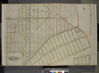 Queens, Vol. 2, Double Page Plate No. 6; Part of Long Island City Ward One (Part of Old Wards Two and Four); [Map bounded by Jamaica   Ave., Old Bowery Bay Road, Woodside Ave., Middleburg Ave., Van Buren St., Lowery St.; Including Bragaw St., Harold S