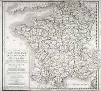 Carte itinéraire de la république française