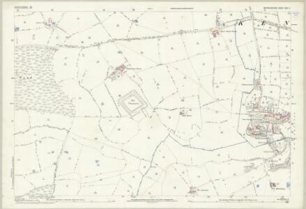 Warwickshire XXVI.9 (includes: Honiley; Kenilworth; Leek Wootton) - 25 Inch Map