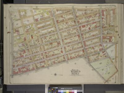 Brooklyn, Vol. 3, Double Page Plate No. 11; Part of   Ward 17, Section 9; [Map bounded by Humboldtdt St., Engert Ave., Bedford Ave.;   Including  Manhattan Ave., Greenpoint Ave., Calyer St., Meserole Ave.]