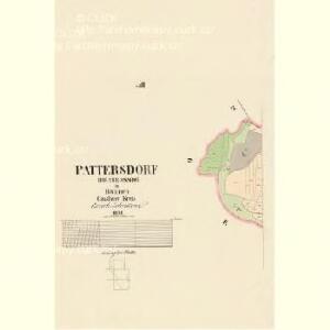 Pattersdorf (Bratrassow) - c0072-1-004 - Kaiserpflichtexemplar der Landkarten des stabilen Katasters