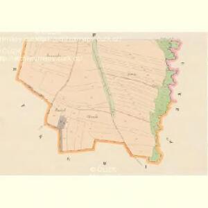 Pschanek (Psanek) - c6267-1-003 - Kaiserpflichtexemplar der Landkarten des stabilen Katasters