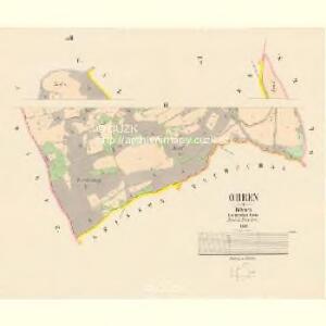 Ohren - c2800-1-003 - Kaiserpflichtexemplar der Landkarten des stabilen Katasters