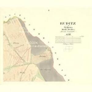 Ruditz - m2632-1-002 - Kaiserpflichtexemplar der Landkarten des stabilen Katasters