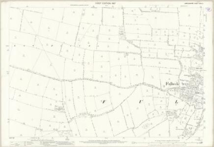 Lincolnshire XCVI.9 (includes: Caythorpe; Fulbeck; Leadenham) - 25 Inch Map