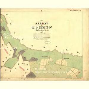 Sarrau - c3772-1-001 - Kaiserpflichtexemplar der Landkarten des stabilen Katasters