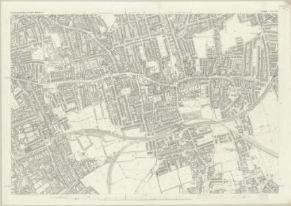 London (First Editions c1850s) LXVII (includes: Camberwell) - 25 Inch Map