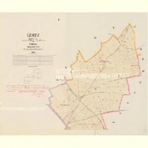 Liditz (Lýdic) - c4074-1-001 - Kaiserpflichtexemplar der Landkarten des stabilen Katasters