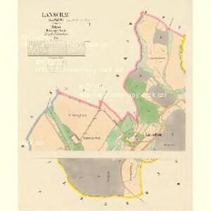 Lanschau (Lanzow) - c3806-1-001 - Kaiserpflichtexemplar der Landkarten des stabilen Katasters
