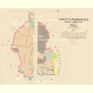 Vorder-Zborowitz (Přednj-Zborowice) - c6183-1-001 - Kaiserpflichtexemplar der Landkarten des stabilen Katasters