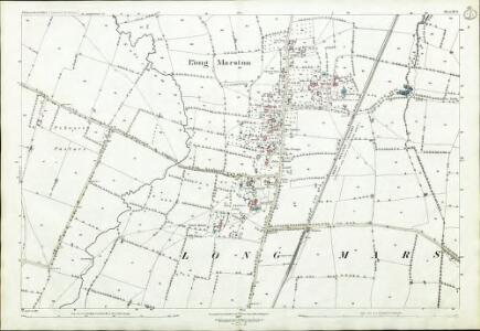 Gloucestershire III.8 (includes: Dorsington; Long Marston; Pebworth) - 25 Inch Map