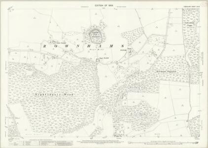 Hampshire and Isle of Wight LVII.9 (includes: Chilworth; Nursling and Rownhams; Romsey Extra) - 25 Inch Map