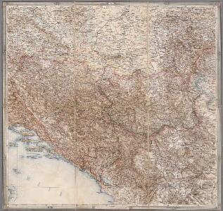 XI, uit: General-Karte von Mittel-Europa in 12 Blättern, im Masse 1:1.200.000 / entworfen, bearb. und hrsg. von Josef Schlacher