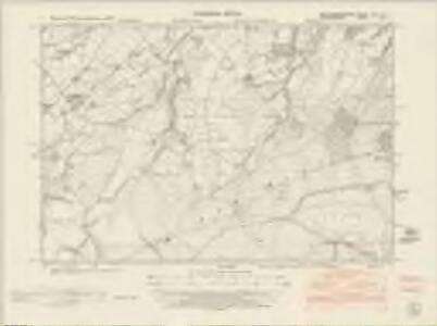Montgomeryshire XLIII.SE - OS Six-Inch Map