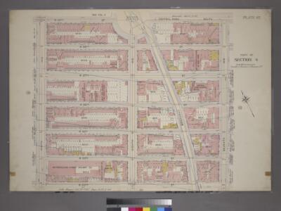 Plate 42, Part of Section 4: [Bounded by W. 59th Street, Central Park South, Seventh Avenue, W. 53rd Street and Ninth Avenue.]